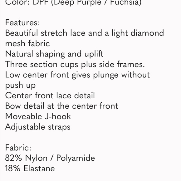 Elomi EL4382 Charley Stretch Lace Underwire Plunge Bra baby pink - Picture 15 of 16